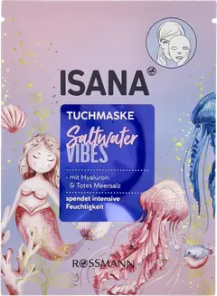 ISANA, , maseczka do twarzy, w płachcie, z Solą z Morza Martwego, 1 szt. | Drogeria Rossmann.pl